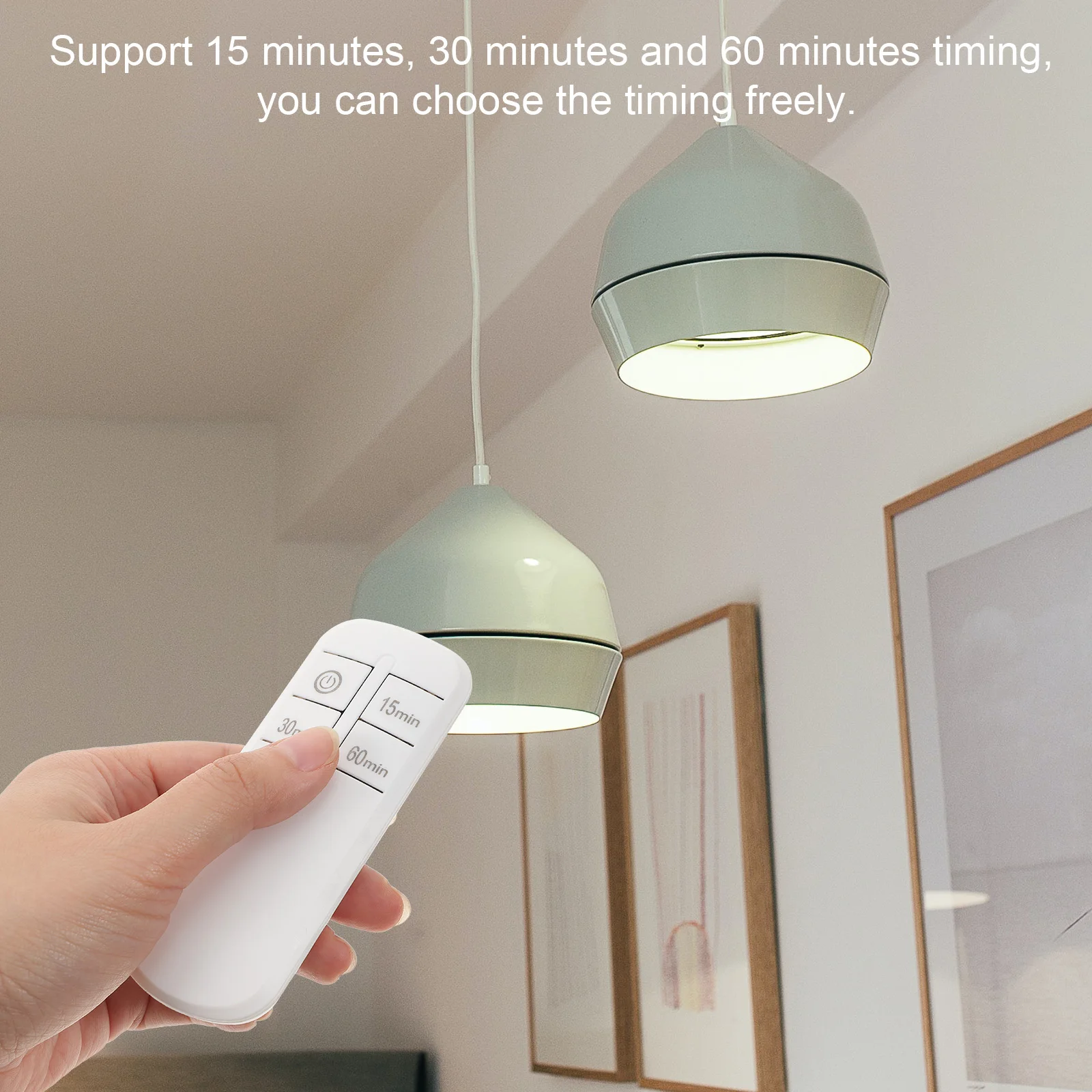 

Wireless Remote Control Socket 30M Range E27 Socket 20M Indoor Programmable Timer 15 30 60 Minutes Remote Light