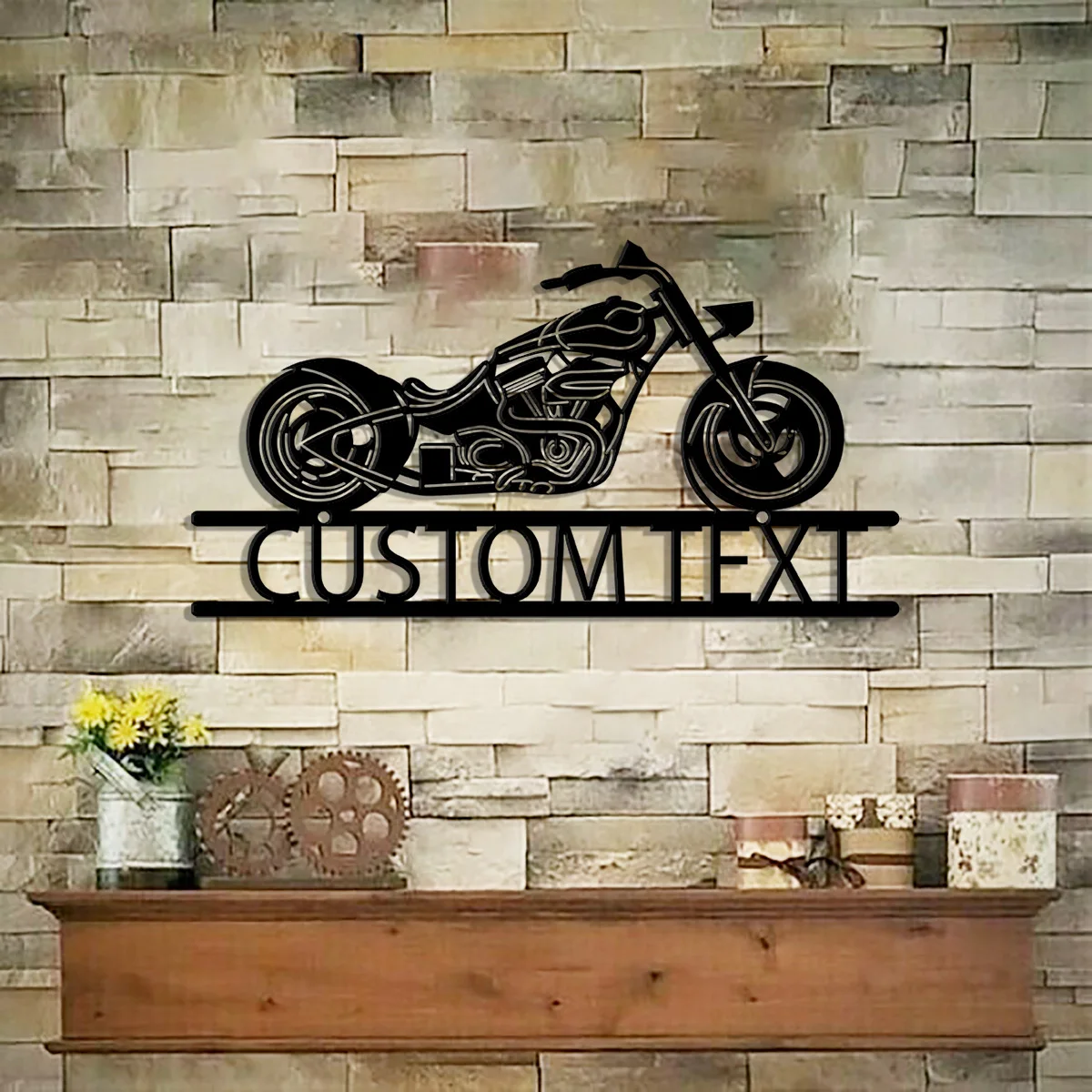 

Custom Personalized Motorcycle Metal Sign,Custom Metal Art,Metal Garage Sign,Man Cave Sign,Motorcycle Art,Personalized Gift Wall