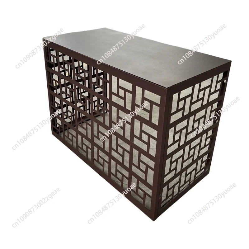 Punched aluminum plate Hollow aluminum alloy air conditioner outer cover Protective grille Door head Curtain wall Perforated