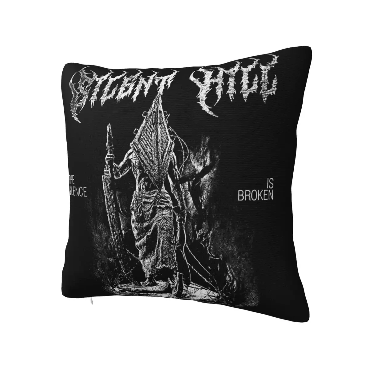 Silent Hill Pyramid Head Vintage Pillowcase Soft Polyester Cushion Cover Gift Throw Pillow Case Cover Home Zippered 40*40cm