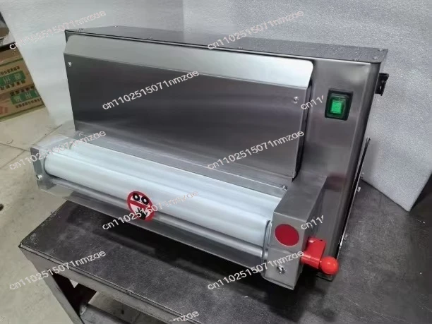 Automatic Pizza Dough Roller Machine - Commercial Dough Sheeter Flattener for Pizza Crust Forming