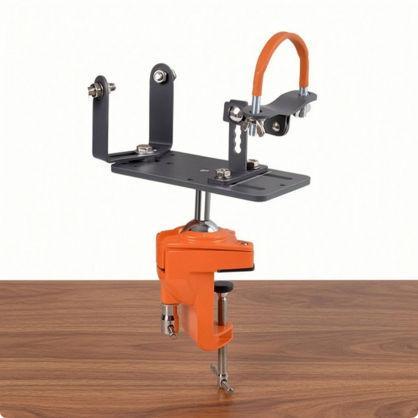 Angle Grinder Stand with Slotted Mounting Plate Versatile Angle Grinder Mounting Stand Multifunctional Space-Conscious