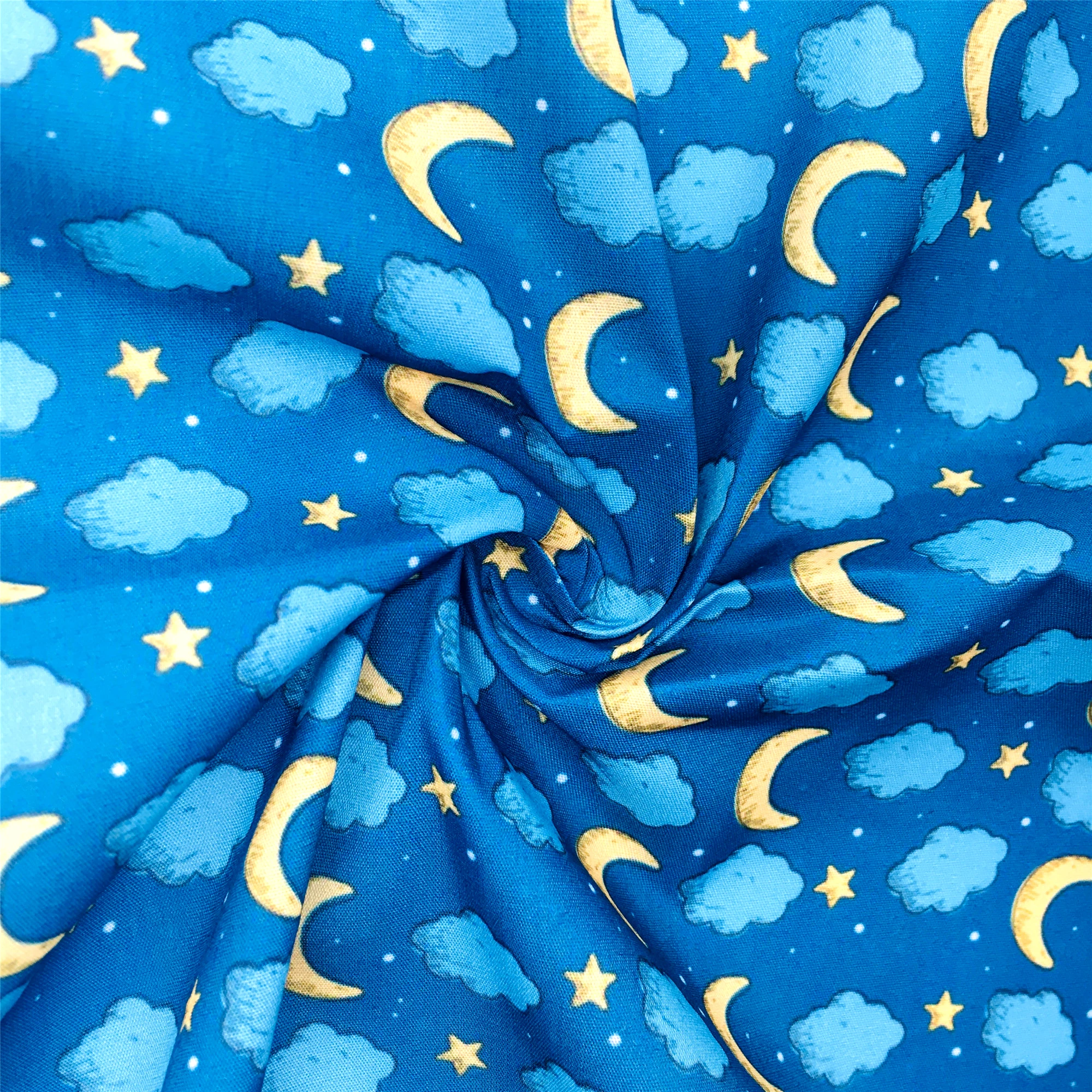 Star Moon Candles Hanukkah 100% Pure Cotton Or Polyester Cotton Material Patchwork Sewing Fabrics Quilt Needlework DIY Cloth