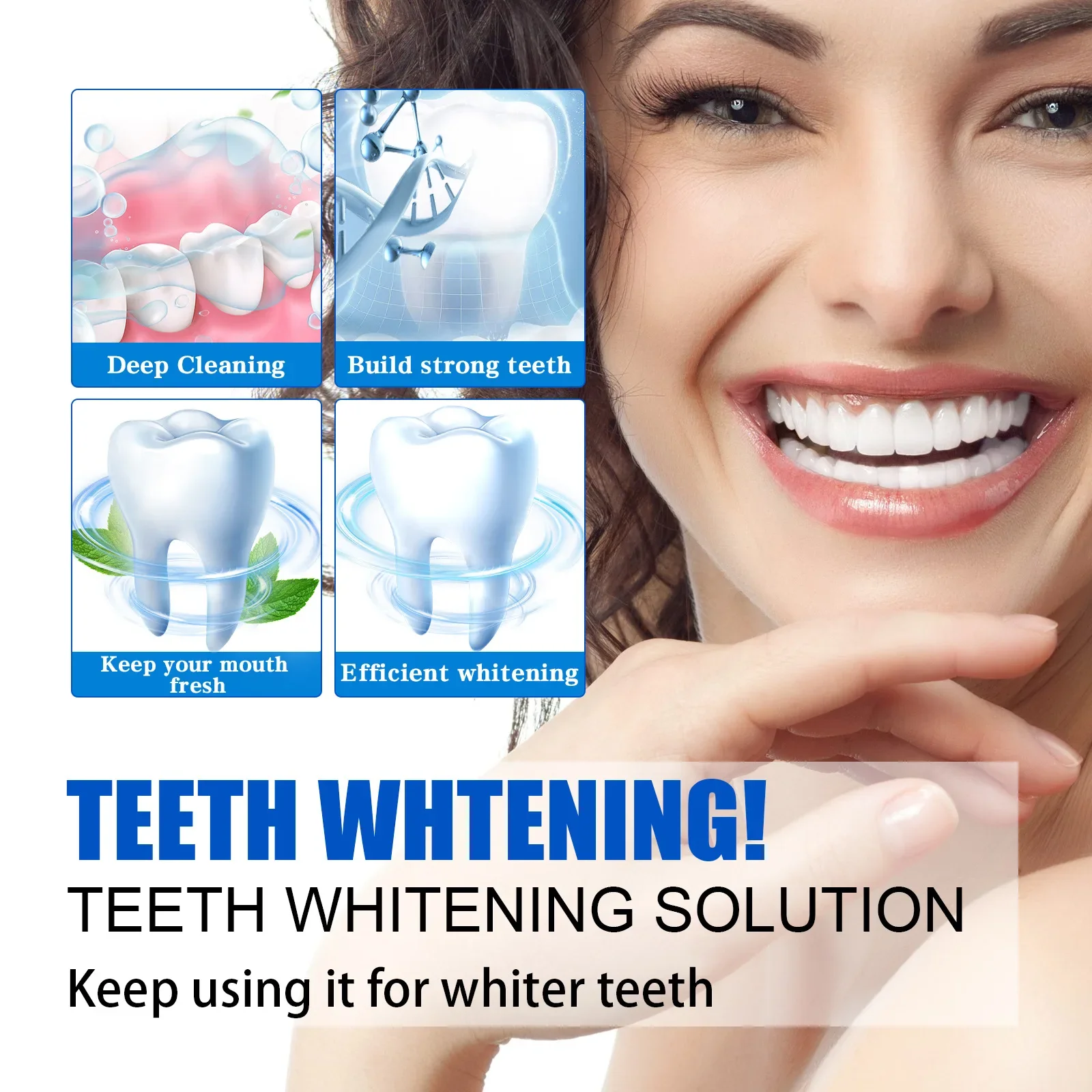 Teeth Whitening Toothpaste Reduce Yellowing Intensive Stain Removal Prevent Periodontiti Fresh Breath Brightening Teeth Gum Care