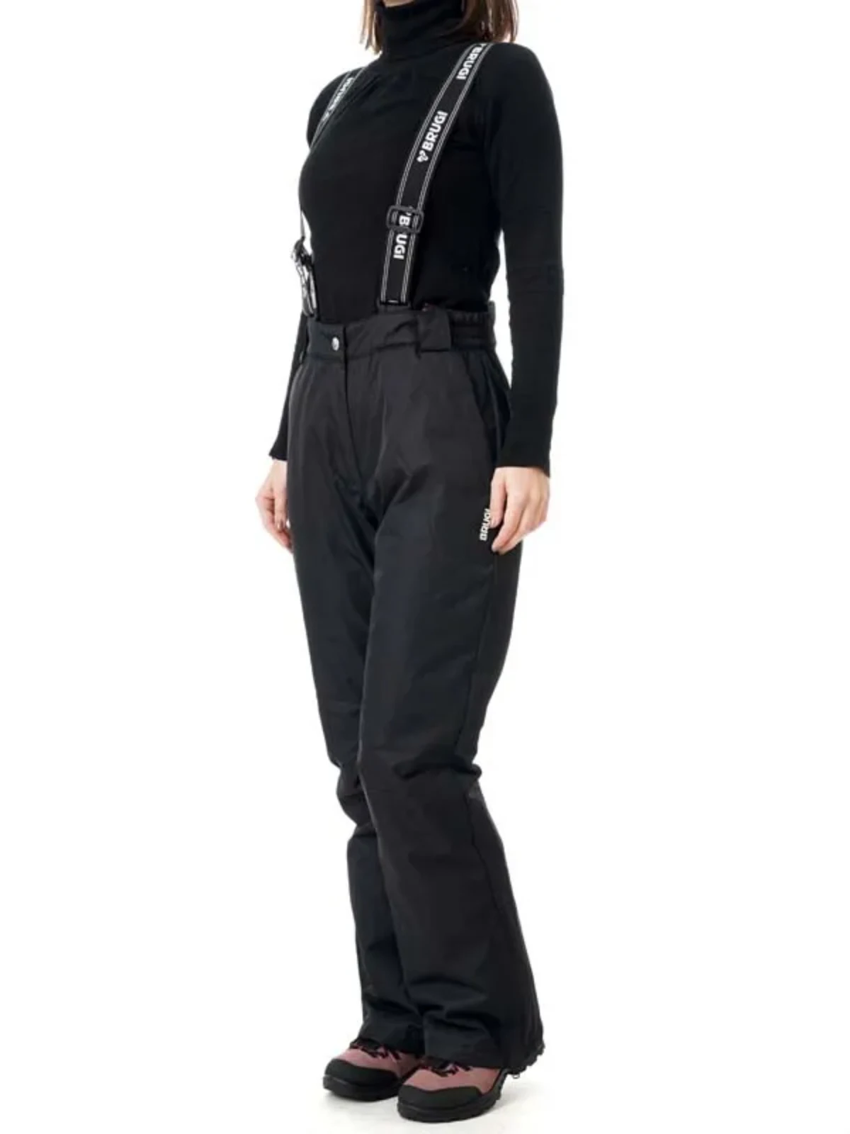 outdoor-lightweight-windproof-waterproof-warm-cotton-ski-pants-women's-double-board-elastic-strap-snow-skiing-trousers