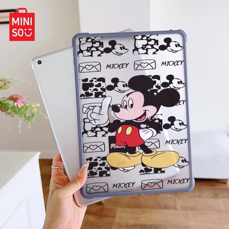 

Miniso DisneyPattern purpleTransparent ipad case,suitable for ipad Pro 6/M4,Air3/5,Mini6,ipad 6/10,8.3/9.7/10.5/12.9/10.9/11inch