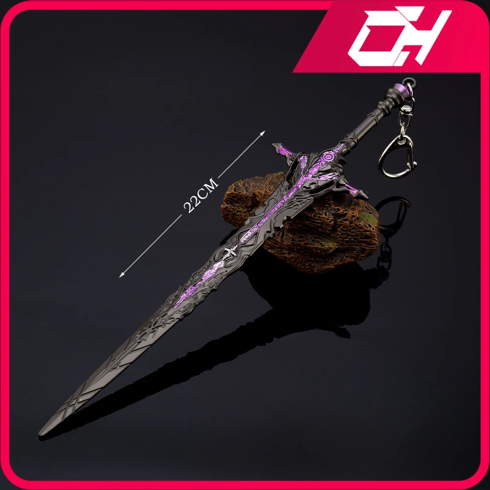 21cm Omega Sword FF 15 Noctis Lucis Caelum Game Weapon Metal Game Peripheral Katana Samurai Sword Weapon Model Gifts Toys Boys