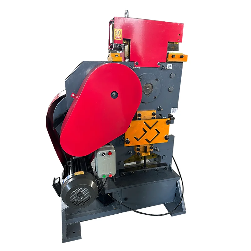 New Combined Punching and Shearing Press for Angle Flat and Round Steel for Punching Shearing Notching and Angle Steel Cutting