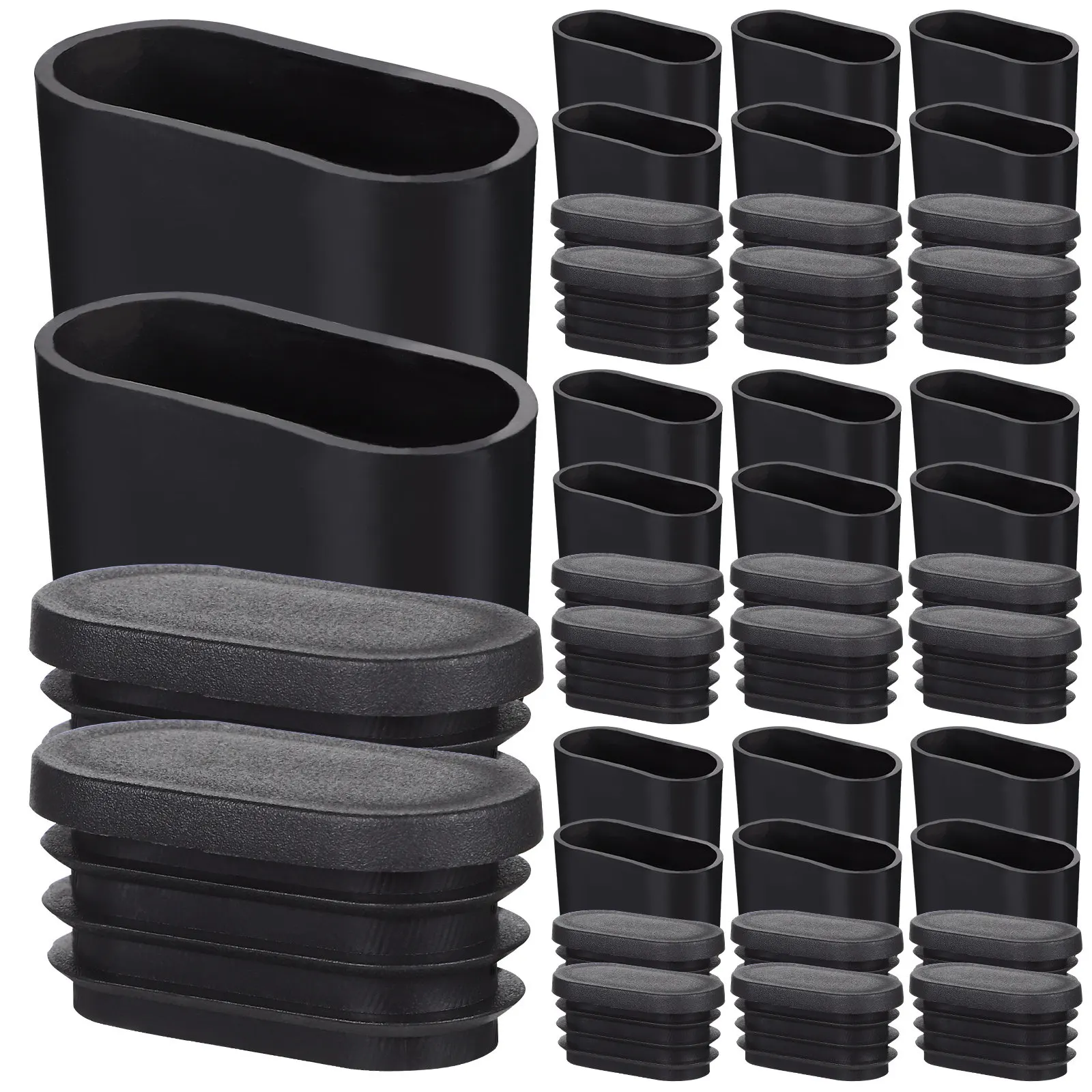 1Set Chair Leg Protectors Furniture Feet Cover Pads Plastic Anti Slip Table Chair Floor Protectors Garden Chairs Legs Caps Noise