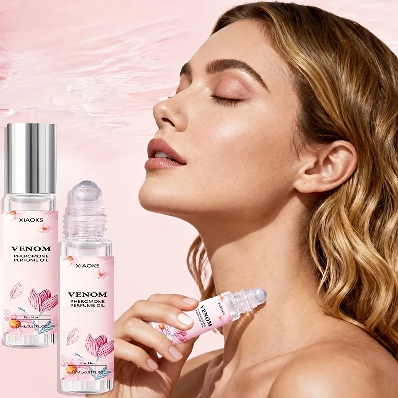 Women's Pheromone Roll-On Perfume Essential Oil, Long-Lasting Fruity Floral Scent, Suitable for Couples to Carry on Dates, Alcohol-Free; Roll-On Design, Gentle and Non-Irritating, a Walking Dopamine Enhancer, Enhances Charm and Attracts the Opposite Sex; Suitable for Sensitive Skin, Can Be Used Day and Night, Ideal as a Holiday Gift, and the First Choice for Various Special Occasions Like Dates and Parties