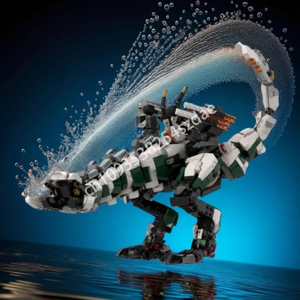 

1121pcs MOC Thunderjawes Horizon Adventures Building Blocks Plastic Assemble Brick Christmas toy Gift Educational Constructing