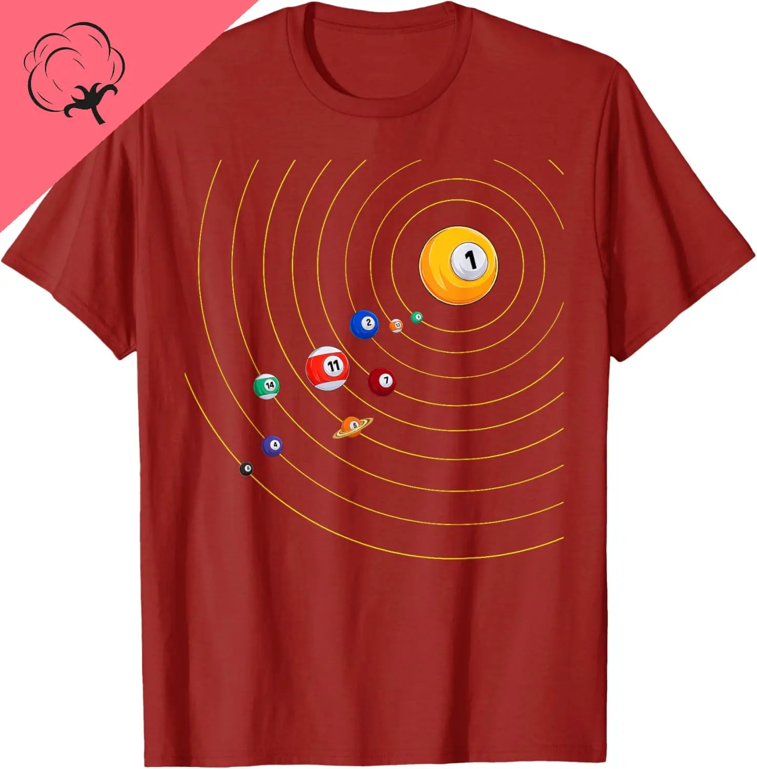 My Universe - Pool Billiard T-Shirt Customizable Print on Demand Cotton Unisex Summer Streetwear Tops Camiseta Hombre