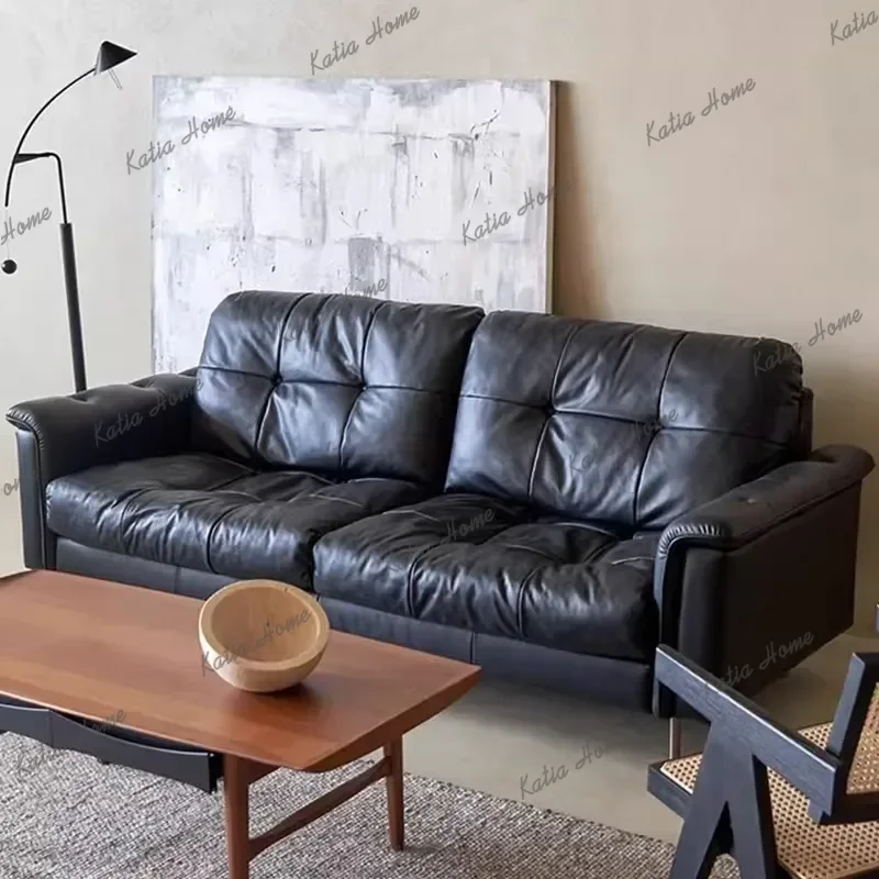 Factory Direct Italian Black Living Room Sofas Modern Designer Luxury Lounge Living Room Sofas Nordic Soft Divano Angolare Moder