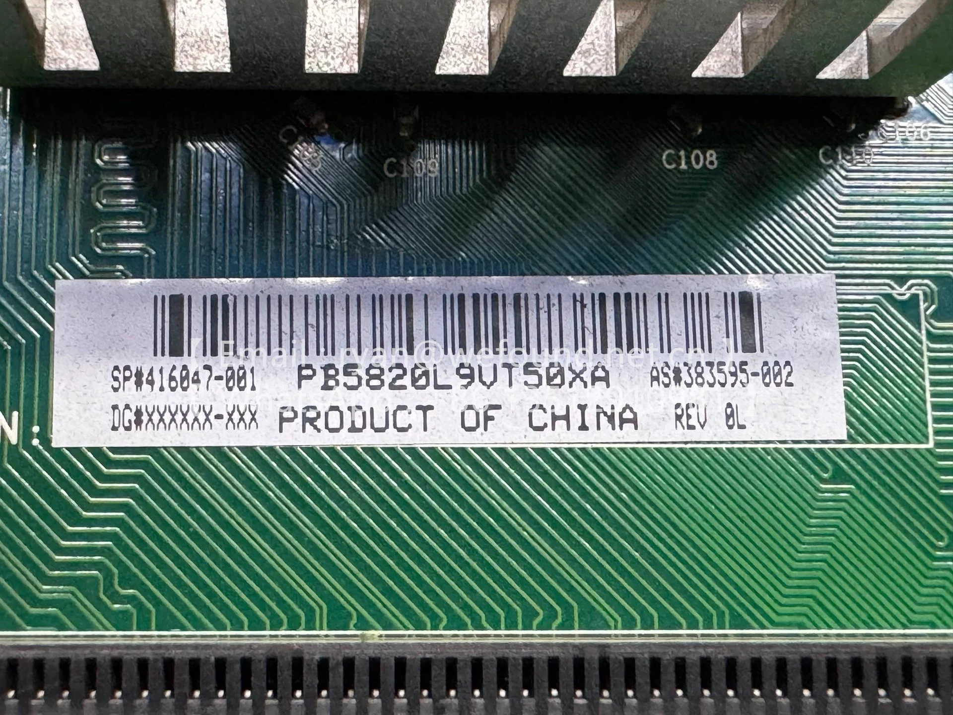 416047-001 383595-002 FOR XW4300 WORKSTATION BOARD