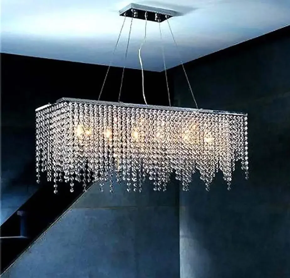 New Crystal Chandelier Waterfall Crystal Chandelier Living Room Lighting