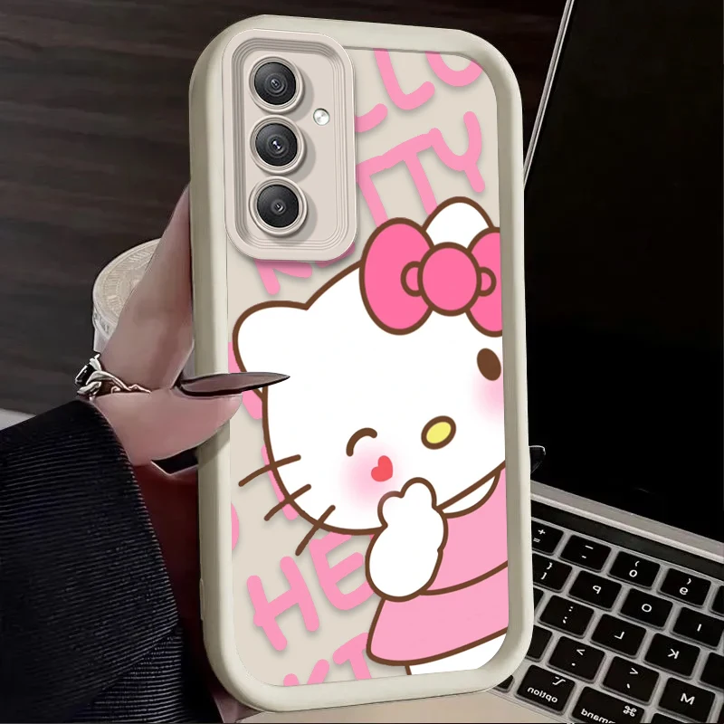 Sanrio Pink Hello Kitty Case for Samsung Galaxy A54 A05 A05S A34 A24 A14 A53 A33 A23 A13 A52 A52S A32 A22 A12 A71 A51 A31 A50 view 3