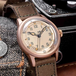 THORN CuSn8 Tin Bronze Watch 36mm diameter World War II military watch Retro watch Trend men's watch NH35 movement