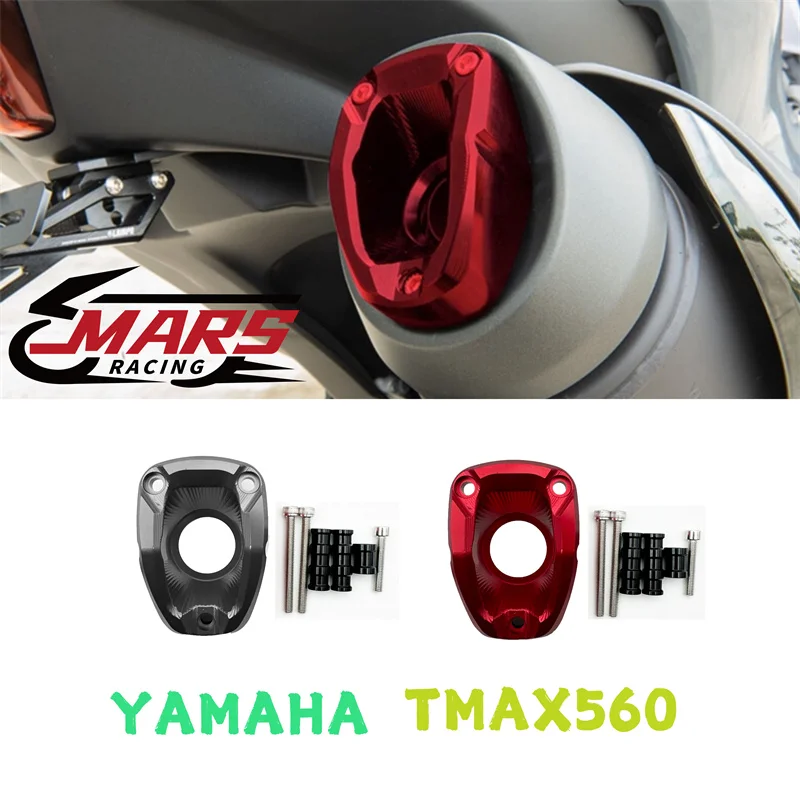 

Для YAMAHA NEW TECHMAX TMAX560 T-MAX 560 T-MAX560 2020-2024 аксессуары для мотоциклов алюминиевый глушитель выхлопной трубы защитный наконечник