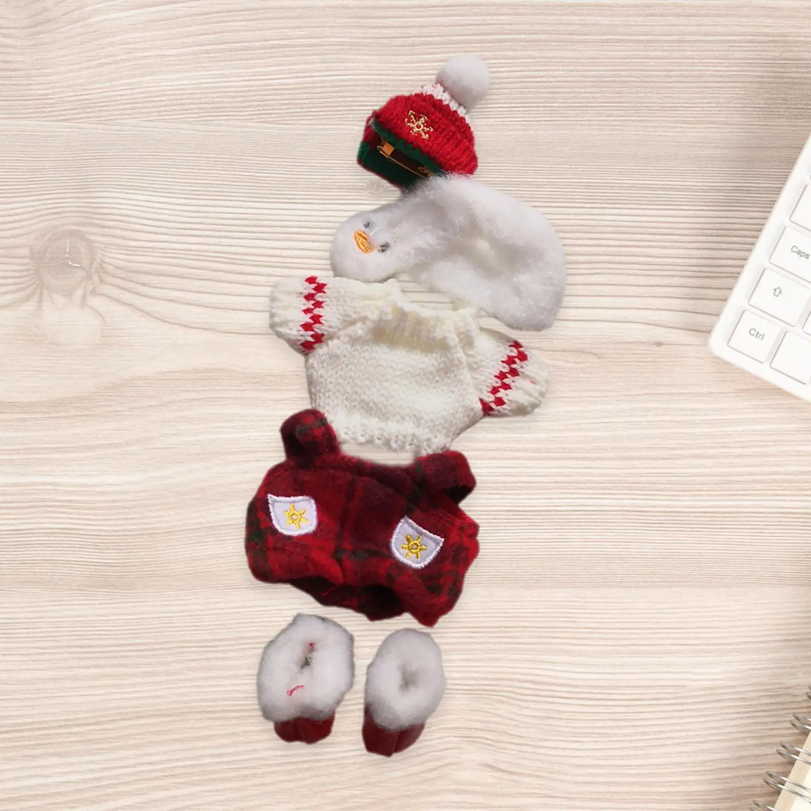 15 cm 17 cm poppenkleertjes schattige poppenkleertjes pak zacht stijlvol voor meisjes cadeau kerstset kostuum broek schoenen voor 6,69 inch pop