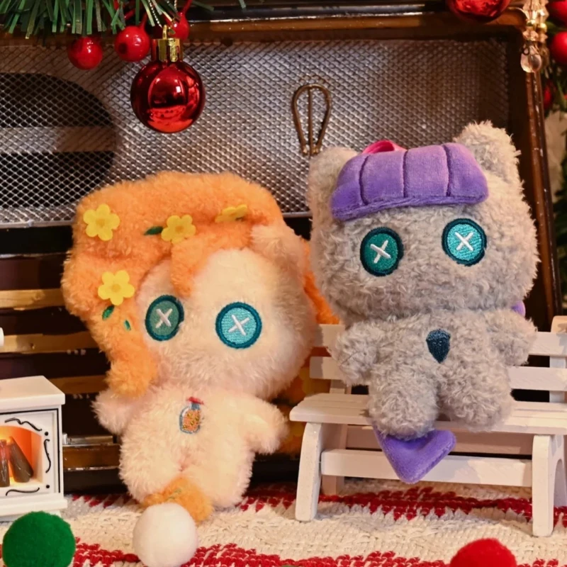 Autêntico pequeno pônei aquecedor noite boneca série caixa cega pinkiepie arco-íris traço macio pelúcia pingente decoração surpresa presente de natal