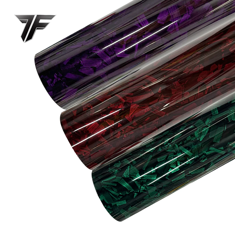 

Глянцевая карбоновая цветочная пленка-хамелеон, ПЭТ-автомобильная виниловая пленка, рулон всего тела