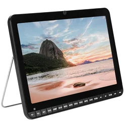 19 Inch HD 1280X800 Portable VCD CD DVD Video Audio Machine Speaker MP3 MP4 5 U Disk Disc Display Music Player Large Battery USB
