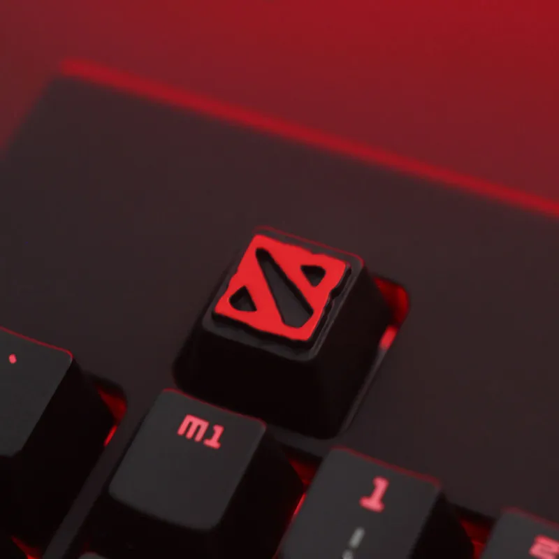 Keystone DOTA2 Keycaps for Mechanical Keyboard Artisan Game Theme Zinc Aluminum Alloy Personalized
