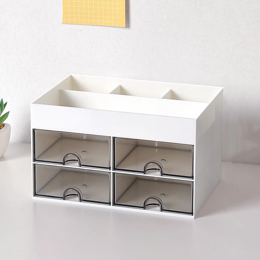 

Drawer Style Desk Organizer Multi-Function PP Material Stationery Storage Box Cosmetics Jewelry Vanity Organizer