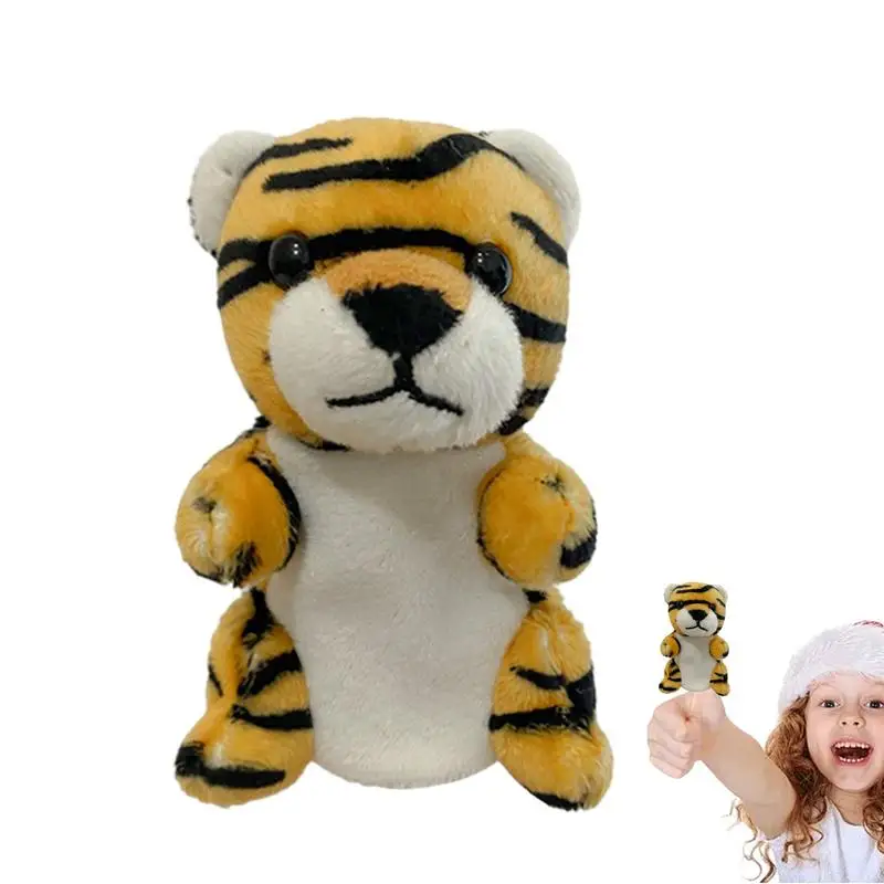 Cartoon Tier Handpuppe Eltern-Kind-Spiel Nilpferd Löwe Tiger beschwichtigen Spielzeug Geburtstag für Kinder