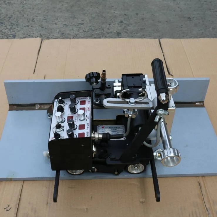 

Auto Welding Tractor With Oscillator Full Position Remote Control Carriage New Condition MIG Welding Mode HK-7WF