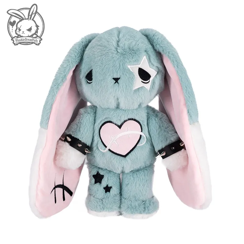 Plushie Dreadfuls Gothic Stuffed Plush Rabbit Alternative Long Ear Collectible Toy Room Decoration Ornament Surprise Gift