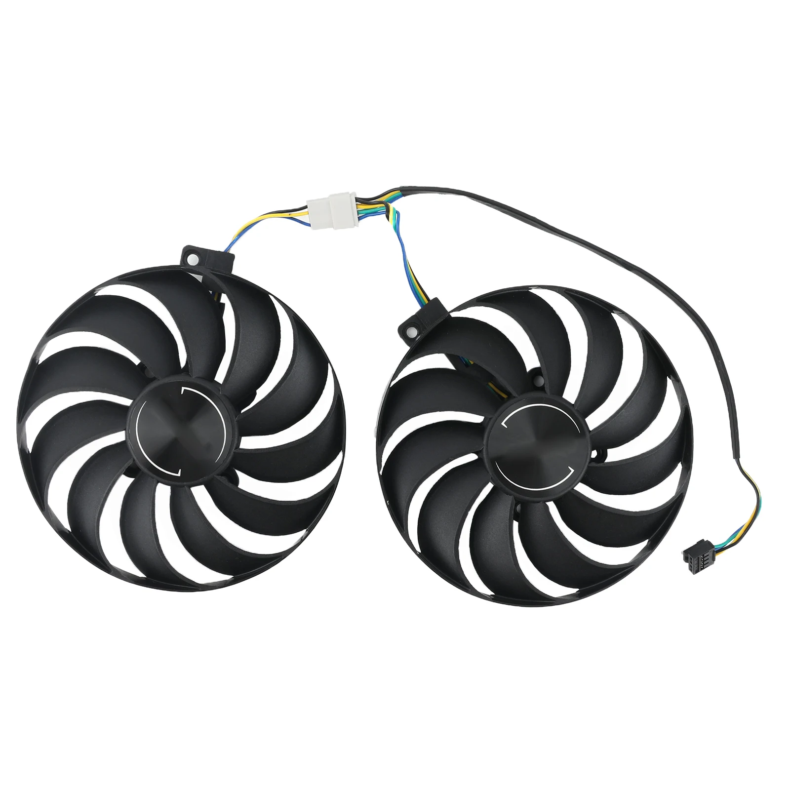 95MM T 129215 Ventilador de tarjeta gráfica SU RX5600 RX5700 para tarjeta de vídeo ASUS RX 5600 5700 XT DUAL EVO
