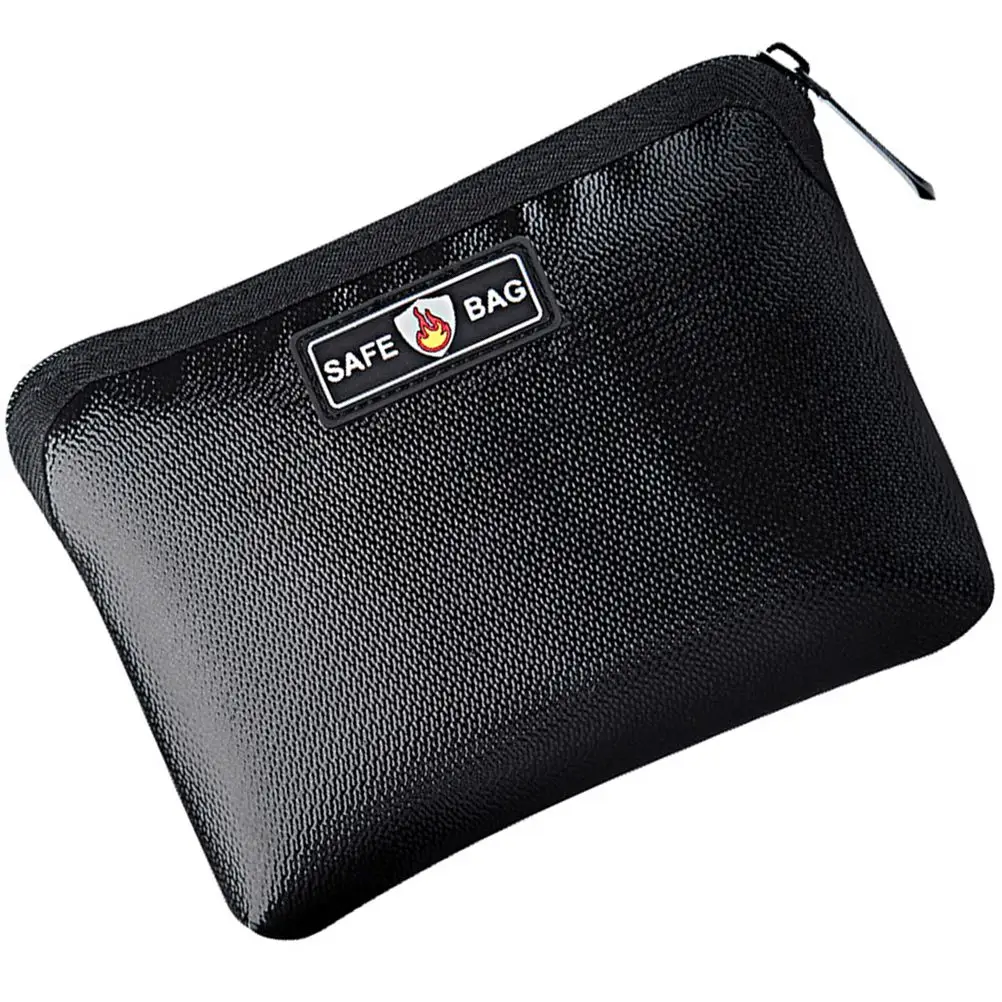 Waterproof Storage Bag Double-sided Mini Key Wallet Explosion-proof Silicone Fiberglass Cloth File Versatile
