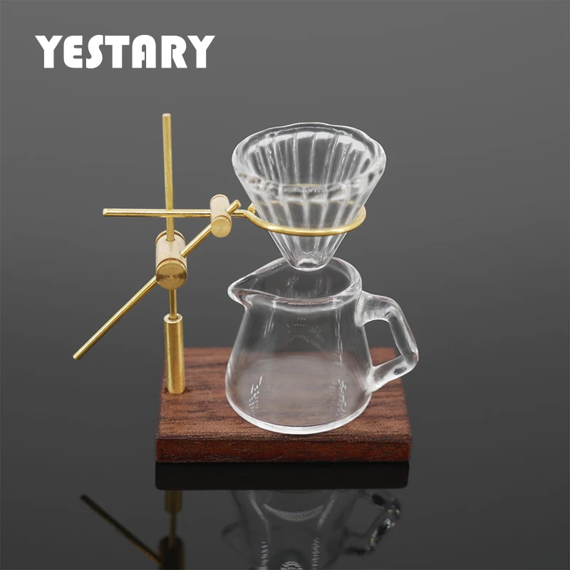 

YESTARY BJD Dolls Accessories Glass Hand Brew Coffee Pots For 1/6 1/12 ob11 Blythe Dollouse Miniature Item Decor MINI Food Toys