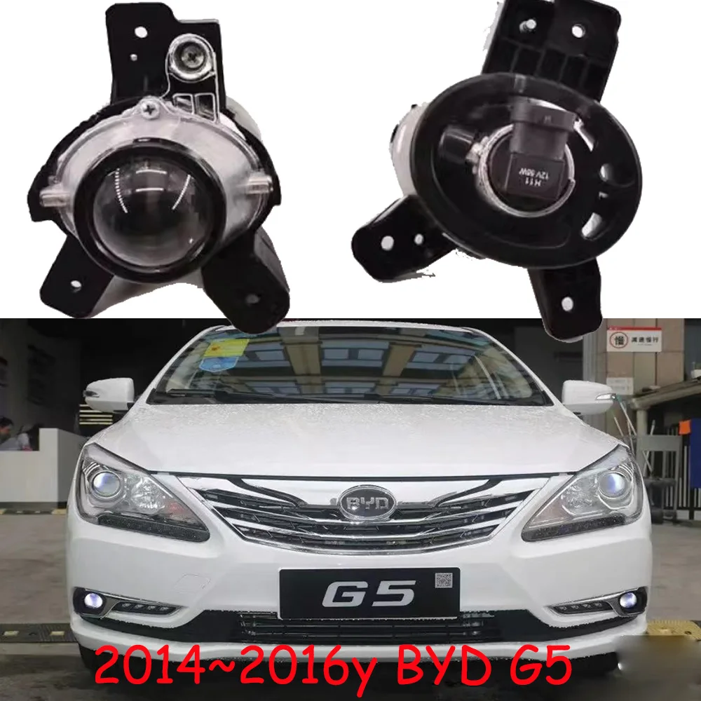 

1pcs car bupmer head light for BYD G5 headlight daytime light halogen 2014~2016y car accessories DRL fog for BYD G5 headlamp