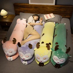 Kawaii Sika Deer Plush Toys Beautiful Giant Deer Plushie Dolls Stuffed Soft Animal Pillow Fantastic Decor Gift