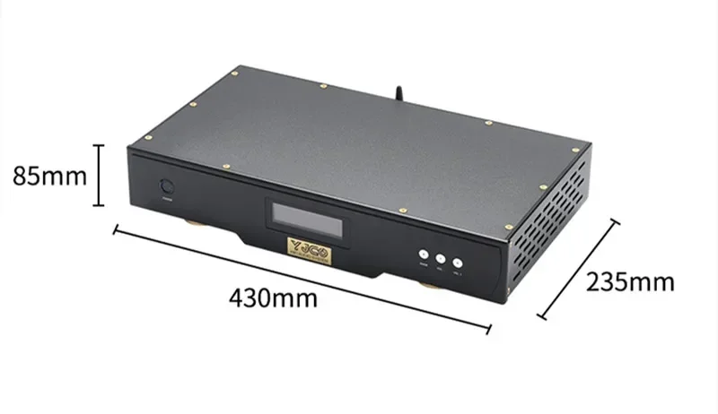 CSR8675 Bluetooth 5,0 HiFi ES9038 ES9038PRO XMOS USB DAC decodificador entrada de fibra Coaxial salida equilibrada de un solo extremo