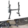 오토바이 Kawasaki KLR650 2022-2023 KLR 650 블랙 센터스탠드, 센터 킥스탠드, 풋 센터 스탠드, 지지대 주차 랙 1