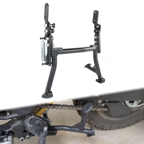 오토바이 Kawasaki KLR650 2022-2023 KLR 650 블랙 센터스탠드, 센터 킥스탠드, 풋 센터 스탠드, 지지대 주차 랙