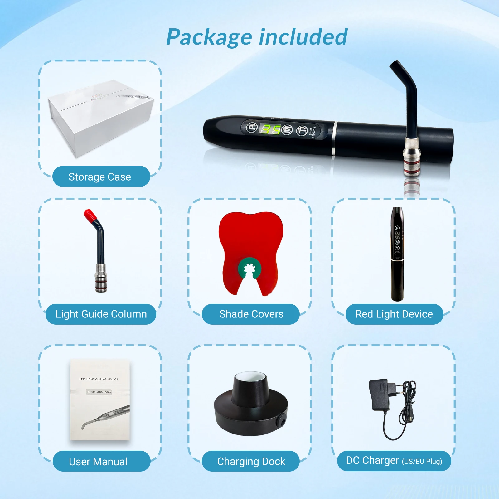 Frovab Cold Sore Canker Lip Oral Physiotherapy Wand Handheld Red Infrared Light Therapy Device 660nm 850nm Body Pain Relief - Image 6