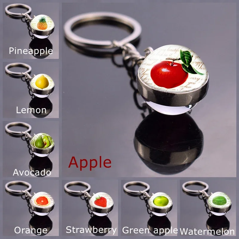 Fruit Keychain Glas…