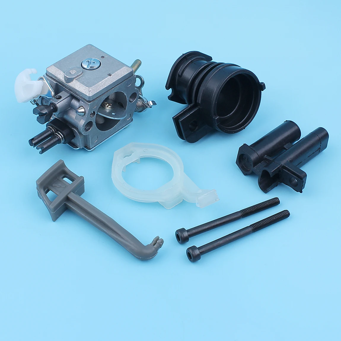 Imagem -05 - Carburador Coletor de Admissão Choke Haste Parafuso Suporte Kit para Husqvarna 365 372xp 371 362 372 Motosserra 503 28 3203 5032818-01