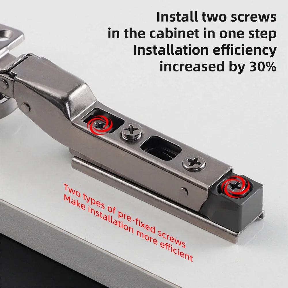 Furniture Hinges Detachable Soft Close Quiet Damper Buffer Hinges Hydraulic Hinges Furniture Hardware for Kitchen Cupboard Furn