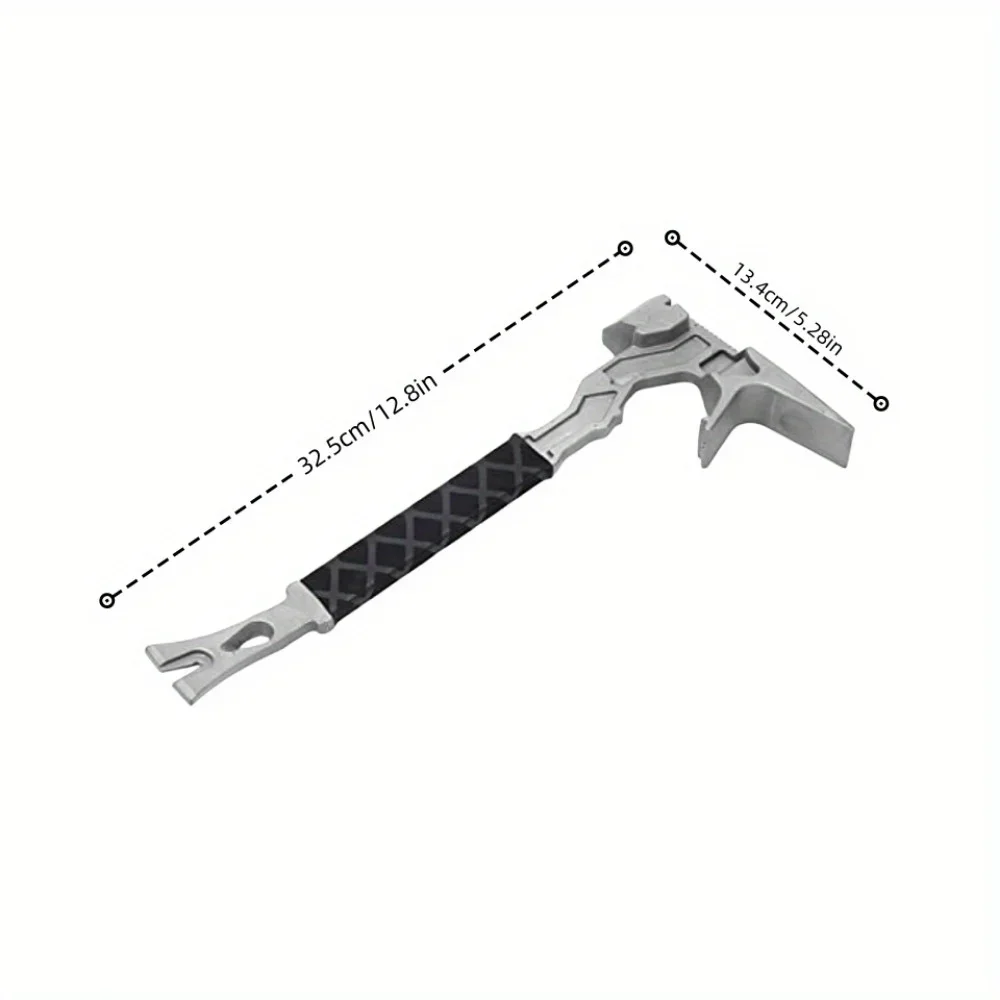 1pc Multi-Functional Demolition Tool, Manganese Steel Pry Bar, Hammer, Nail Puller, Chisel, No Power Required