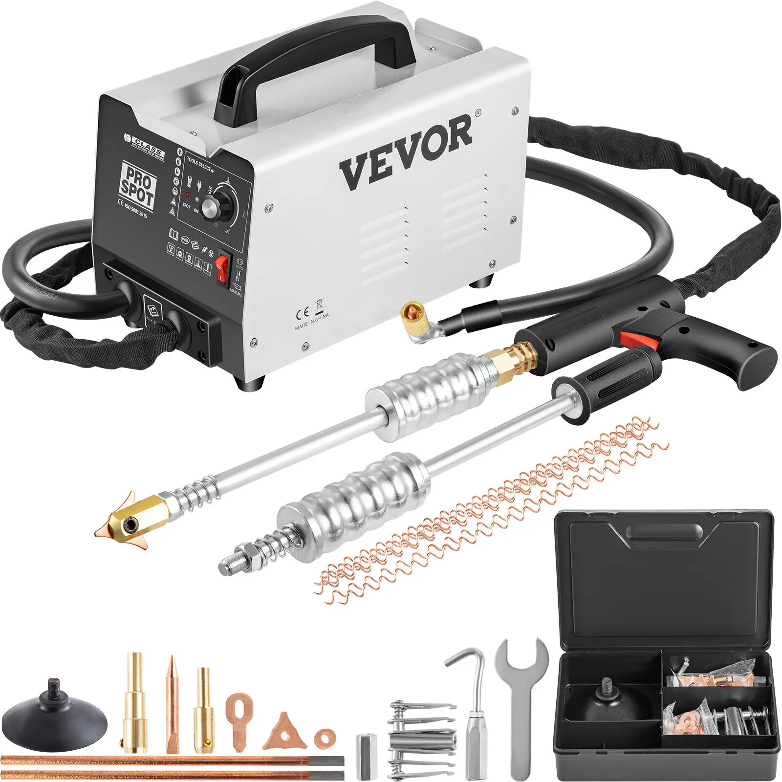 VEVOR 3500A Spot Puller Dent Repair Machine Vehicle Panel Spot Puller Dent Spotter 220V 110V Multispot Bonnet Door Repair