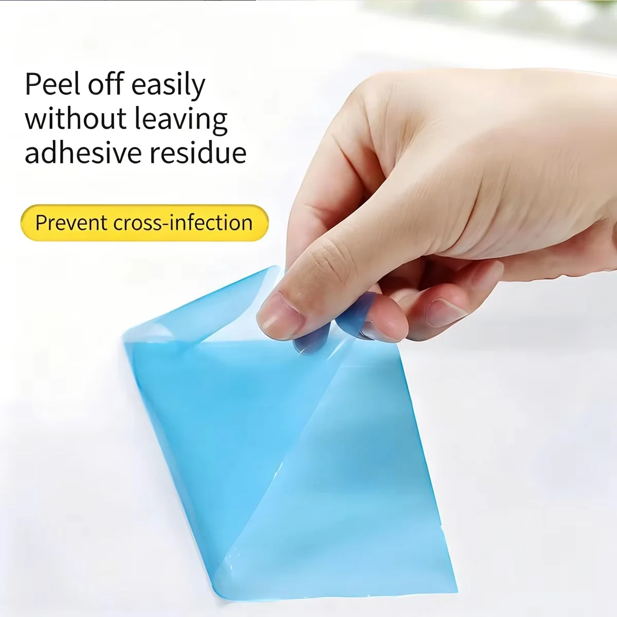 Barrier Film Tape for Toilets and Bathrooms Prevents Dirt and Stains on Door Handles and Switches Without Leaving Marks