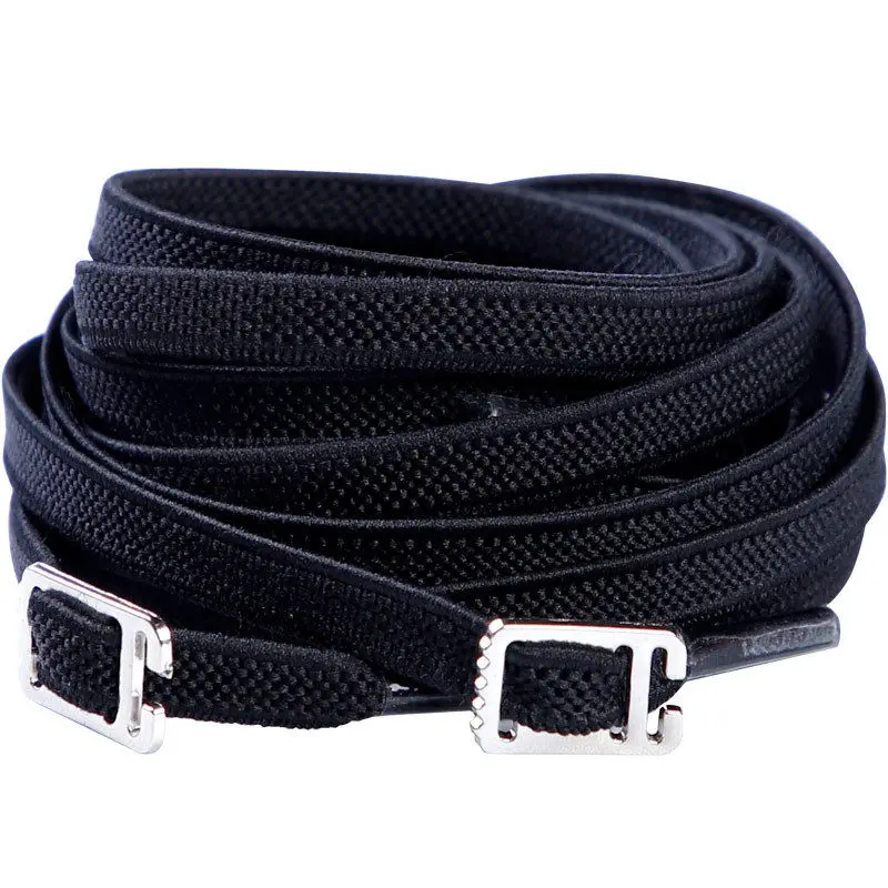 

100cm flat, non tied, lazy children's buckle, non tied elastic rope shoelaces