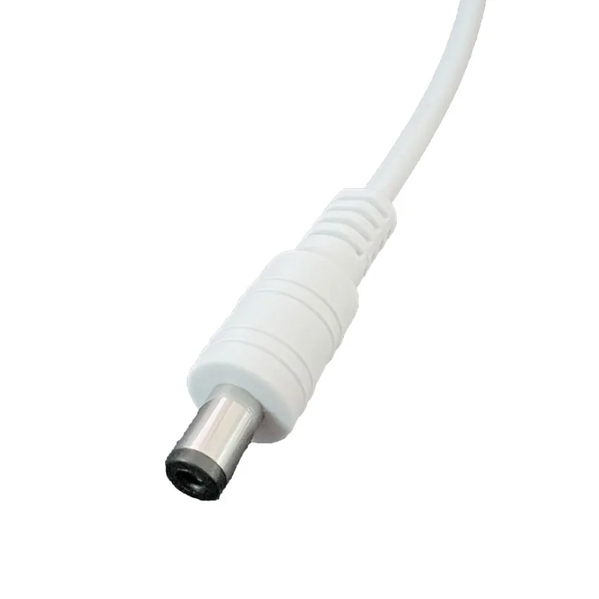 Cable de alimentación macho y hembra para CCTV, conector adaptador de 5,5x2,1mm, un solo Color, 3528, 5050, cinta de luz LED