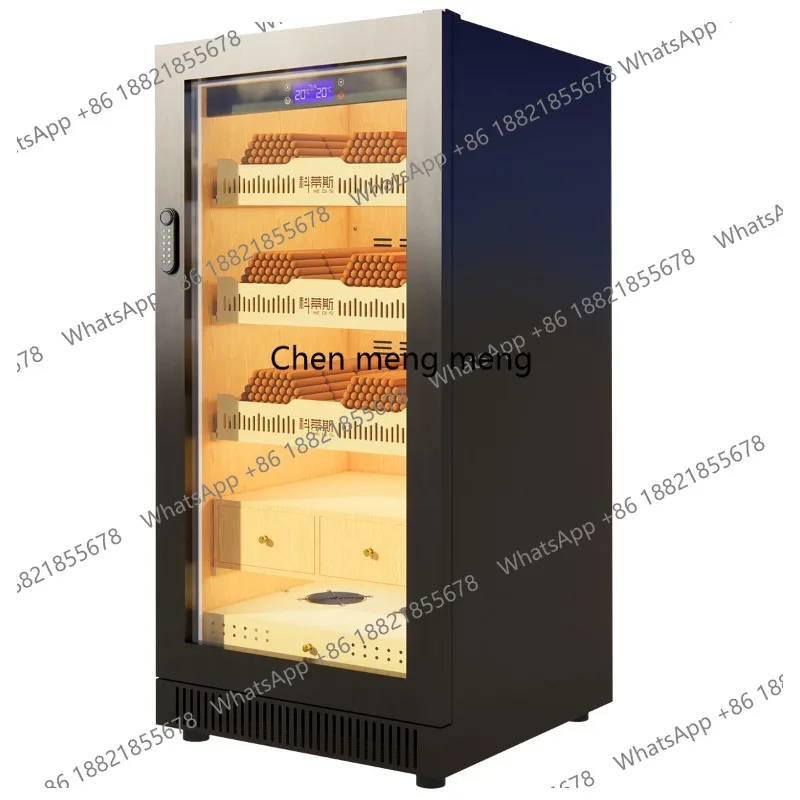 

Кодовый замок 1,25 м, инверторный компрессор из кедрового дерева, шкаф для сигар с постоянной температурой и влажностью с воздушным охлаждением