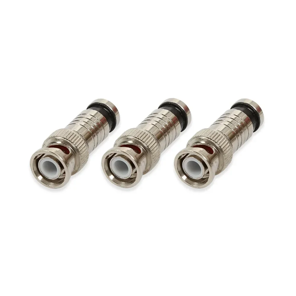 ANPWOO Hot Selling 10PCS/lot Connector Compression Connector Jack for Coaxial Cable CCTV Camera Accessories